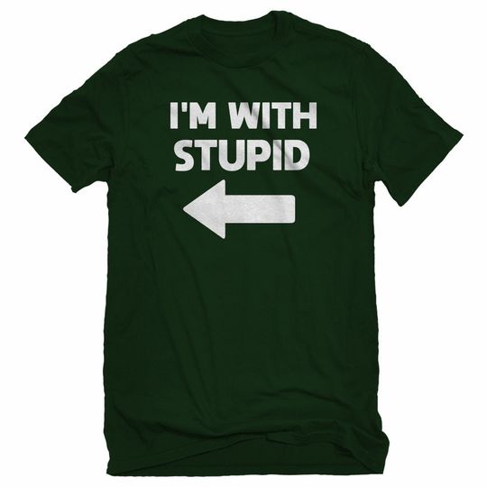 I'm With Stupid Left Unisex T-shirt