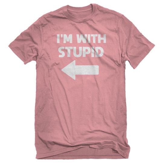 I'm With Stupid Left Unisex T-shirt