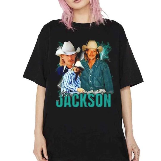 Alan Jackson Shirt , Alan Jackson Fan T Shirt, Country Music Shirt