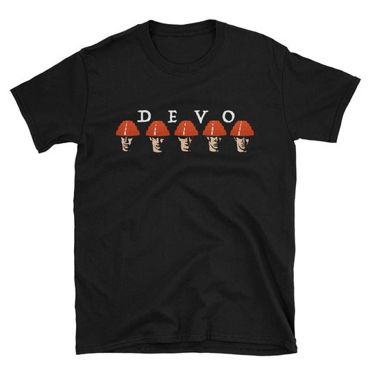 Devo rock band tee shirt