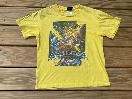 Kids vintage dragon ball z yellow goku T-Shirt