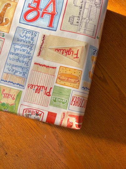 Phillies Matchbox Wrapping Paper