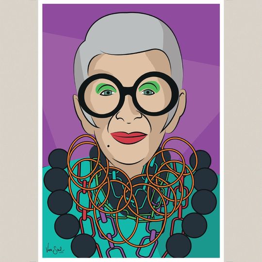 Iris Apfel Premium Matte Vertical Posters