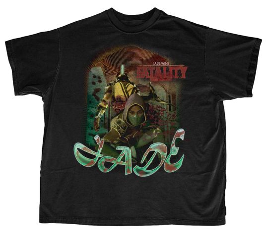 Mortal Kombat Jade Wins Vintage Style T-Shirt