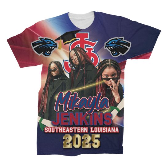 Personalized All Over Print Graduation T-Shirt