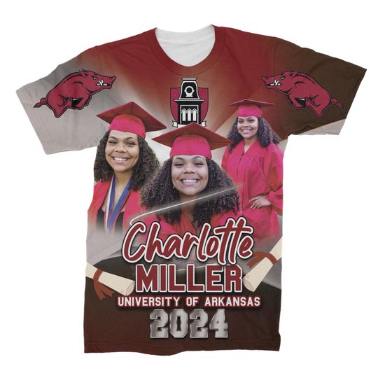 Personalized All Over Print Graduation T-Shirt