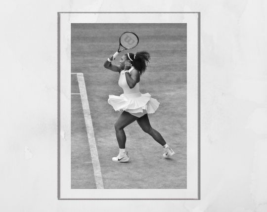 Serena Williams Wimbledon Tennis Poster