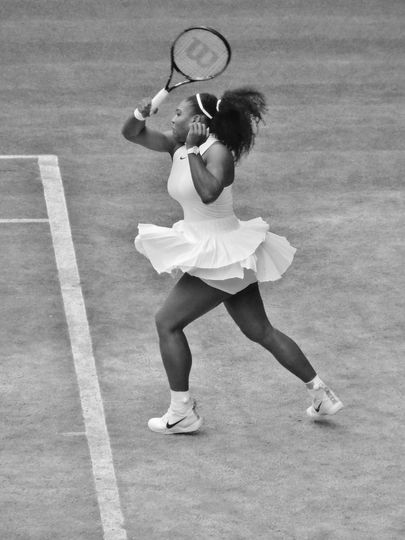 Serena Williams Wimbledon Tennis Poster
