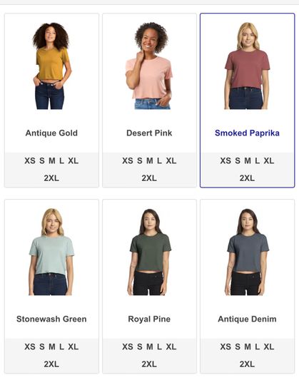 whos afraid of little old me crop top