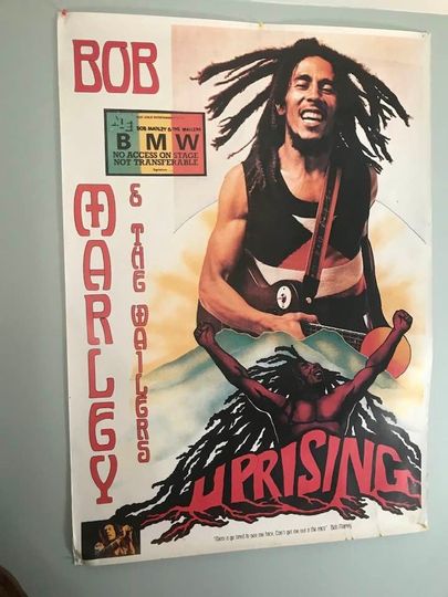 Vintage Poster Bob Marley and the Wailers Uprising