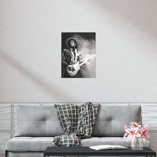 Prince Rogers Nelson Art - Rock Music Wall Design