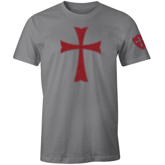 Knights Templar Crusader Cross Men's T-Shirt