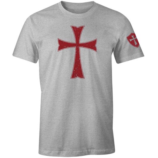 Knights Templar Crusader Cross Men's T-Shirt