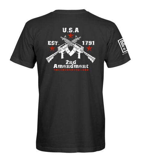 2nd Amendment Gun Rights Established 1791 Men's T-Shirt