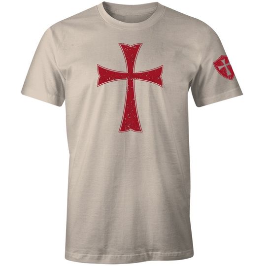 Knights Templar Crusader Cross Men's T-Shirt