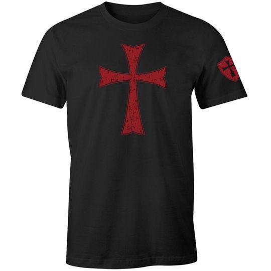 Knights Templar Crusader Cross Men's T-Shirt