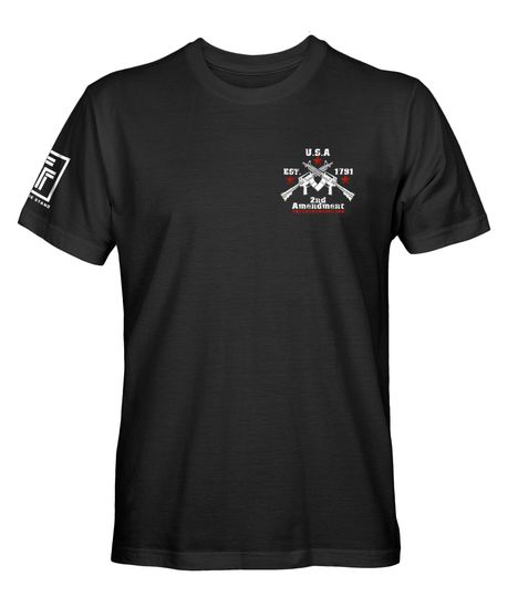 2nd Amendment Gun Rights Established 1791 Men's T-Shirt