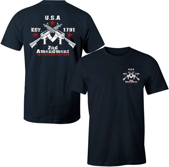 2nd Amendment Gun Rights Established 1791 Men's T-Shirt