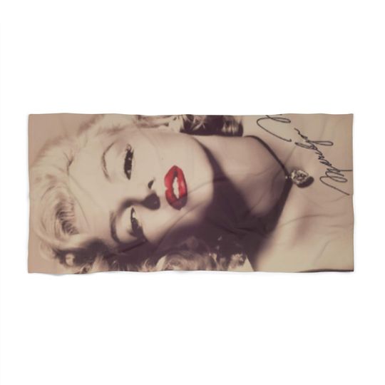 Marilyn Monroe Beach Towel, Marilyn Monroe Merch