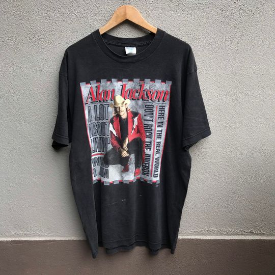 Vintage 90s ALAN JACKSON american country singer legend