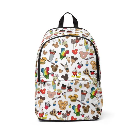 Theme Park Sweet Treats Modern Backpack