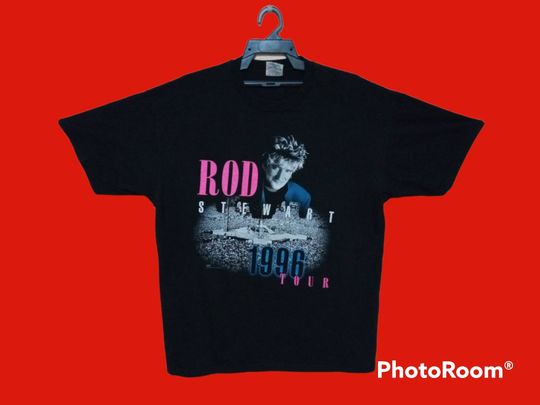 Vintage ROD STEWART British Pop Rock Singer Tour In The Round 90's Music Concert