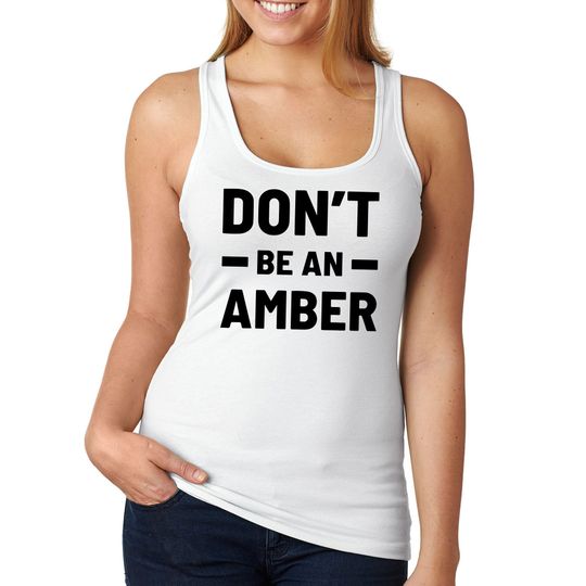 Women's Don't Be an Amber Shirt, Heard Turd Johnny Depp Tank Top