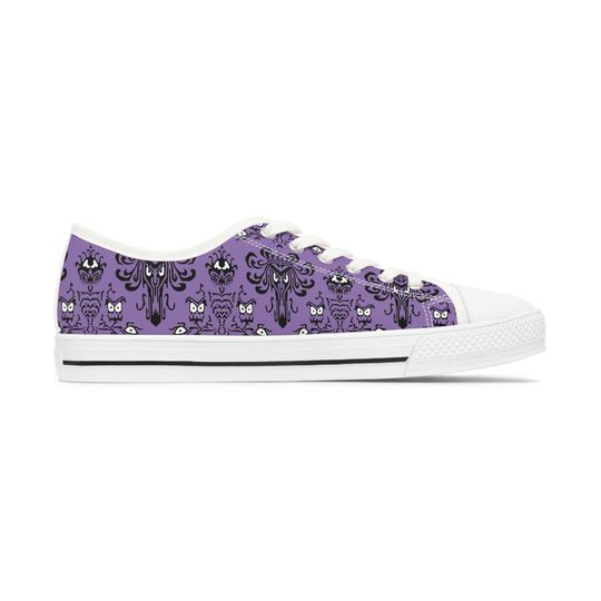 Disney Haunted Mansion Inspired Women's Low Top Sneakers