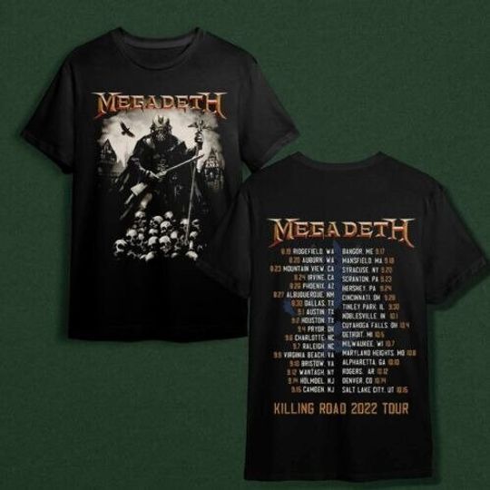 Megadeth Killing Road 2022 Tour Double Sided T-shirt