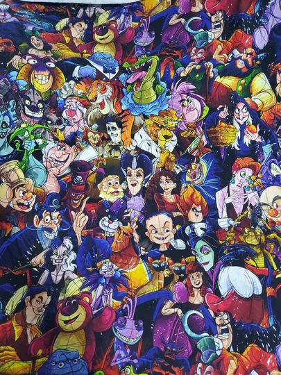 Sketchy Villains Inspired Steering Wheel Cover