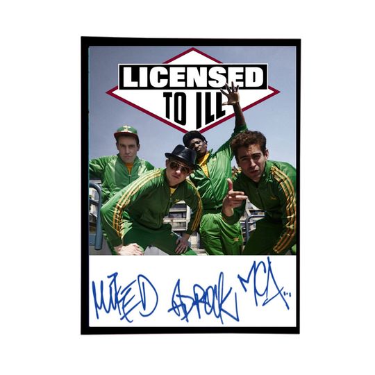 Beastie Boys Autographed License to Ill Premium Matte Vertical Posters