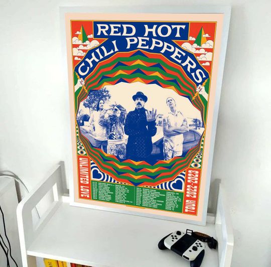 Red Hot Chili Peppers Unlimited Love Tour 2022-2023 Poster