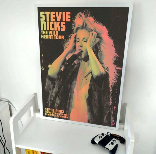 Stevie Nicks Vintage Tour 1983 Poster