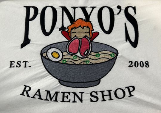 Embroidered PONYO Unisex Crewneck Sweatshirt