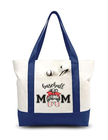 Baseball Mom Tote Bag