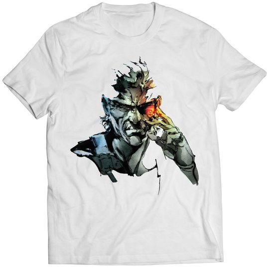 Solid Eye Old Snake MGS 4 Premium Unisex T-shirt