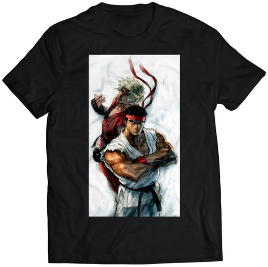 Ryu & Ken Street Fighter 4 V2 Premium Unisex T-shirt