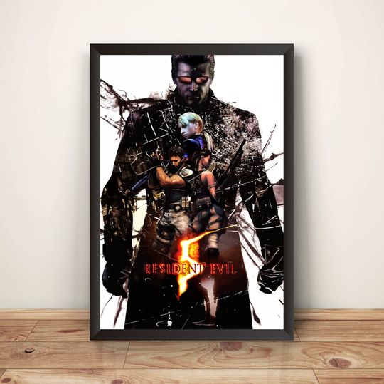 Albert Wesker Uroboros Residence Evil V Premium Poster