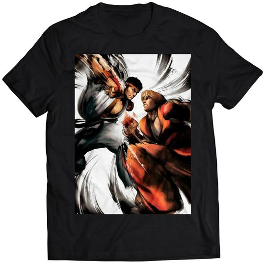 Ryu & Ken Street Fighter 4 V1 Premium Unisex T-shirt