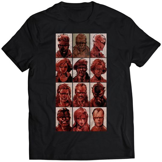 MGS Foxhound Profiles Premium Unisex T-shirt