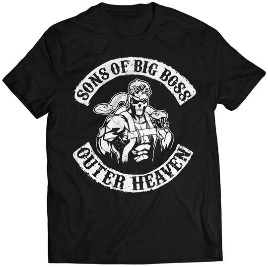 Sons Of Big Boss MGS Outer Heaven Premium Unisex T-shirt (vector).