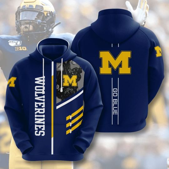 Michigan Wolverines 3D Hoodie