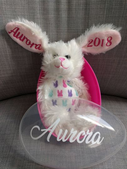 Personalized Jumbo Easter Egg  Fillable Plastic Easter Gift