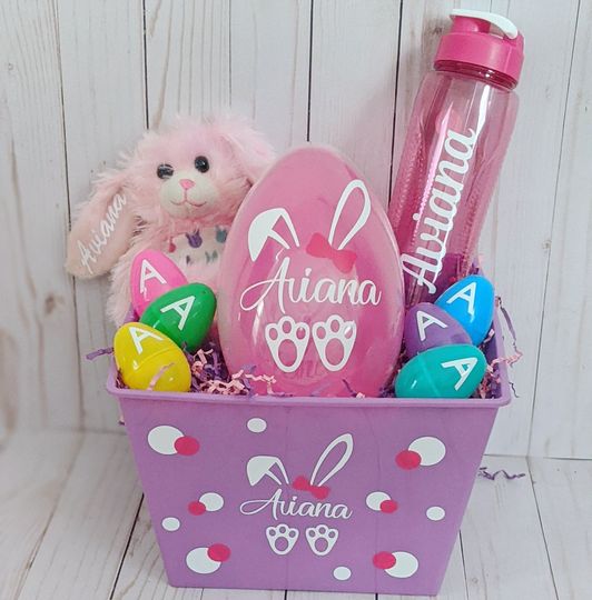 Personalized Jumbo Easter Egg  Fillable Plastic Easter Gift