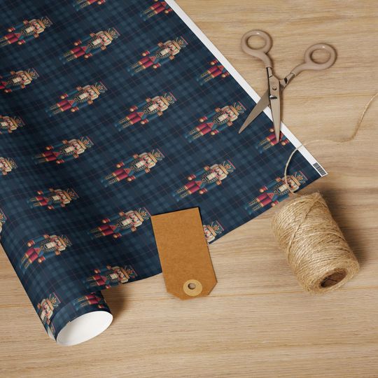 Nutcracker Christmas Wrapping paper roll