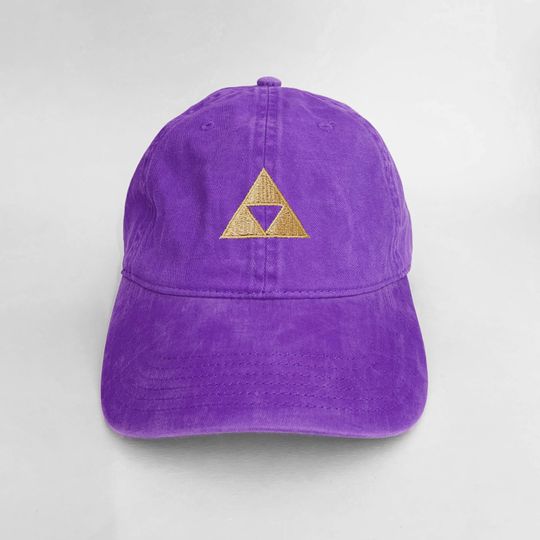 Zelda Triforce Design Cap Dad Cap Halloween Costumes Embroidered Hat