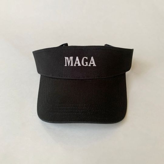 MAGA Embroidered Sun Visor Hat Patriot Cap Summer Sports