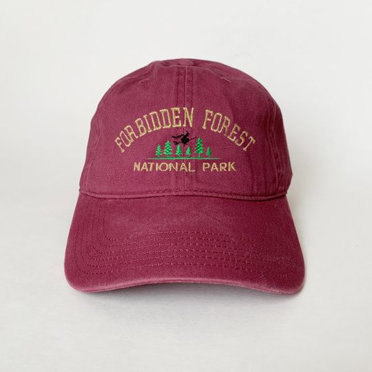 Forbidden Forest National Park Embroidered Cap hat baseball ha