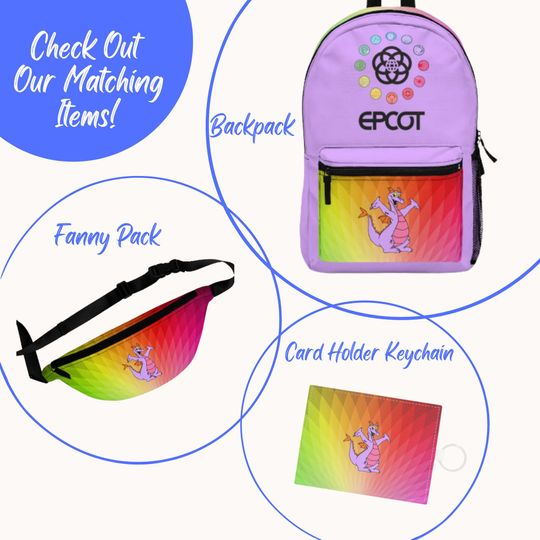 Disney Epcot Figment Backpack