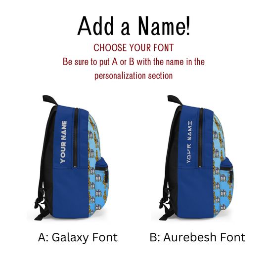Star Wars C3-PO & R2-D2 Backpack, Disney Backpack, Star Wars Bag, Droid Bag, School Backpack